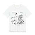 Expectation vs Reality Unicorn T‑Shirt – Funny Magical Contrast Tee