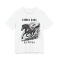 Tricou edgy cu Cai 'Lumea Cade, Eu Galop'