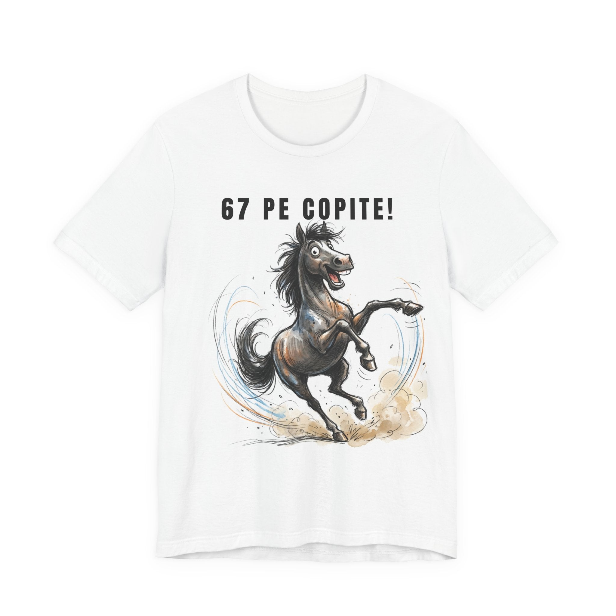 Tricou cu cai '67 PE COPITE!'
