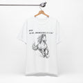 Tricou Amuzant cu Cai 'POV AUZI ‘MERGEM LA CAL’