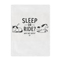 Patura moale cu Cai 'Sleep or Ride? Why Not Both?'