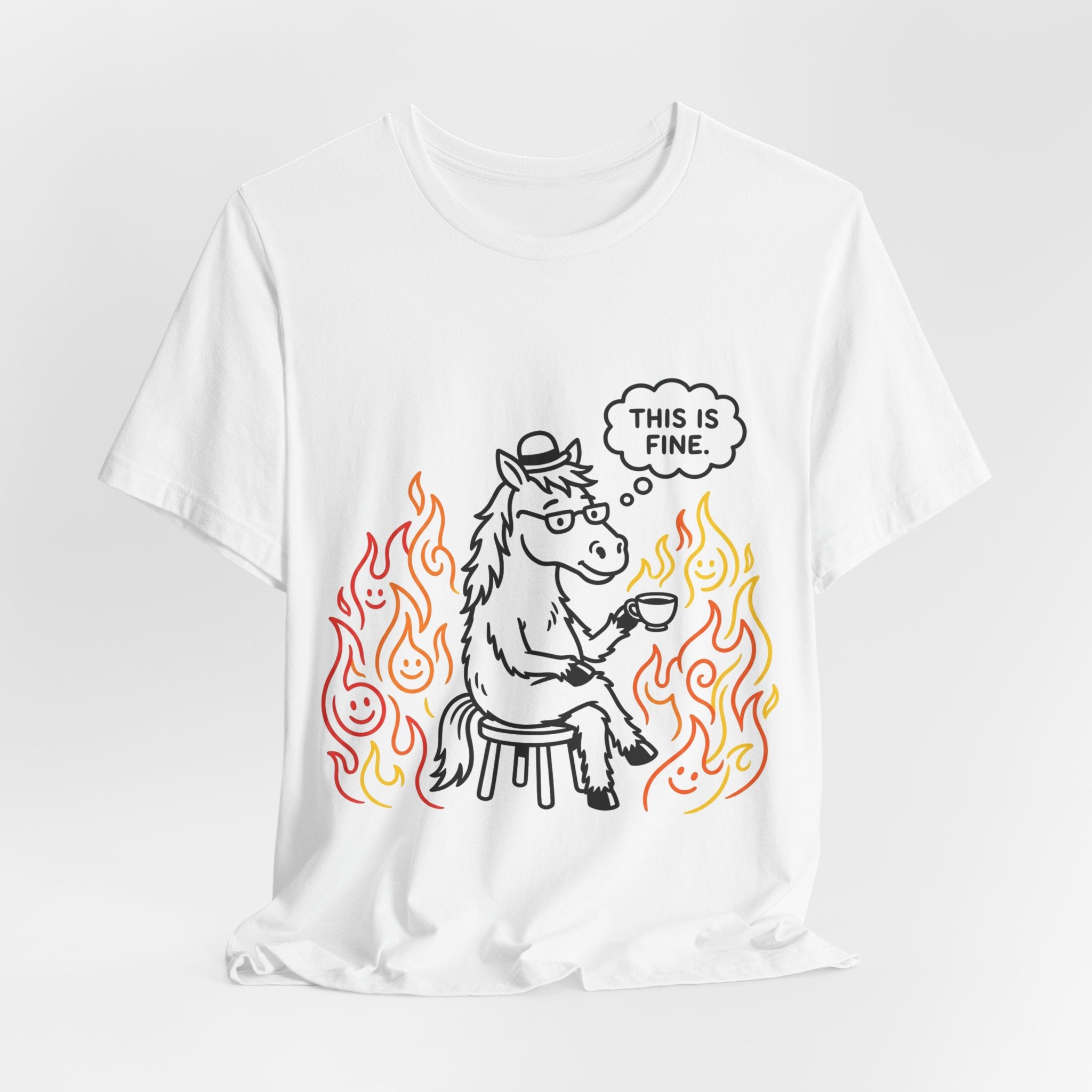 Tricou Amuzant cu Cai
