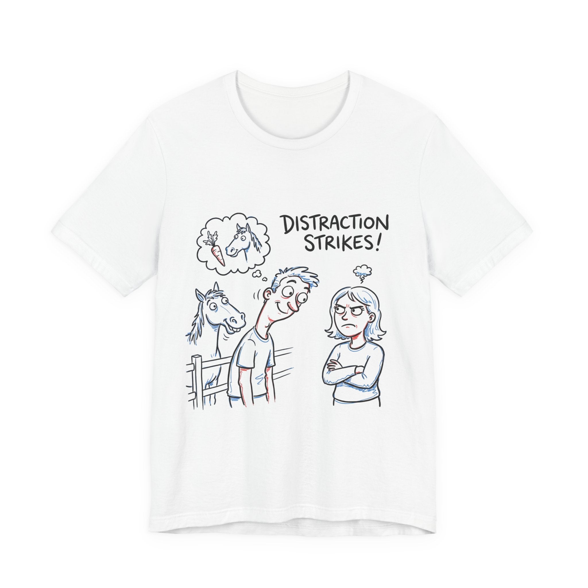 Tricou Amuzant cu Cai 'Cal, eu, responsabilitati'