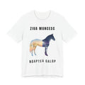 Tricou Edgy cu Cai 'Ziua Muncesc Noaptea Galop'