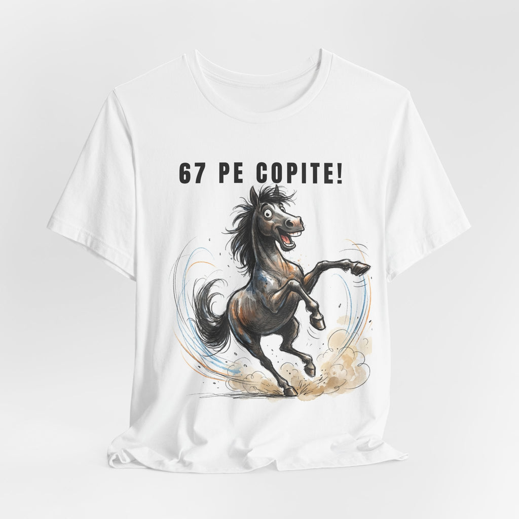 Tricou cu cai '67 PE COPITE!'