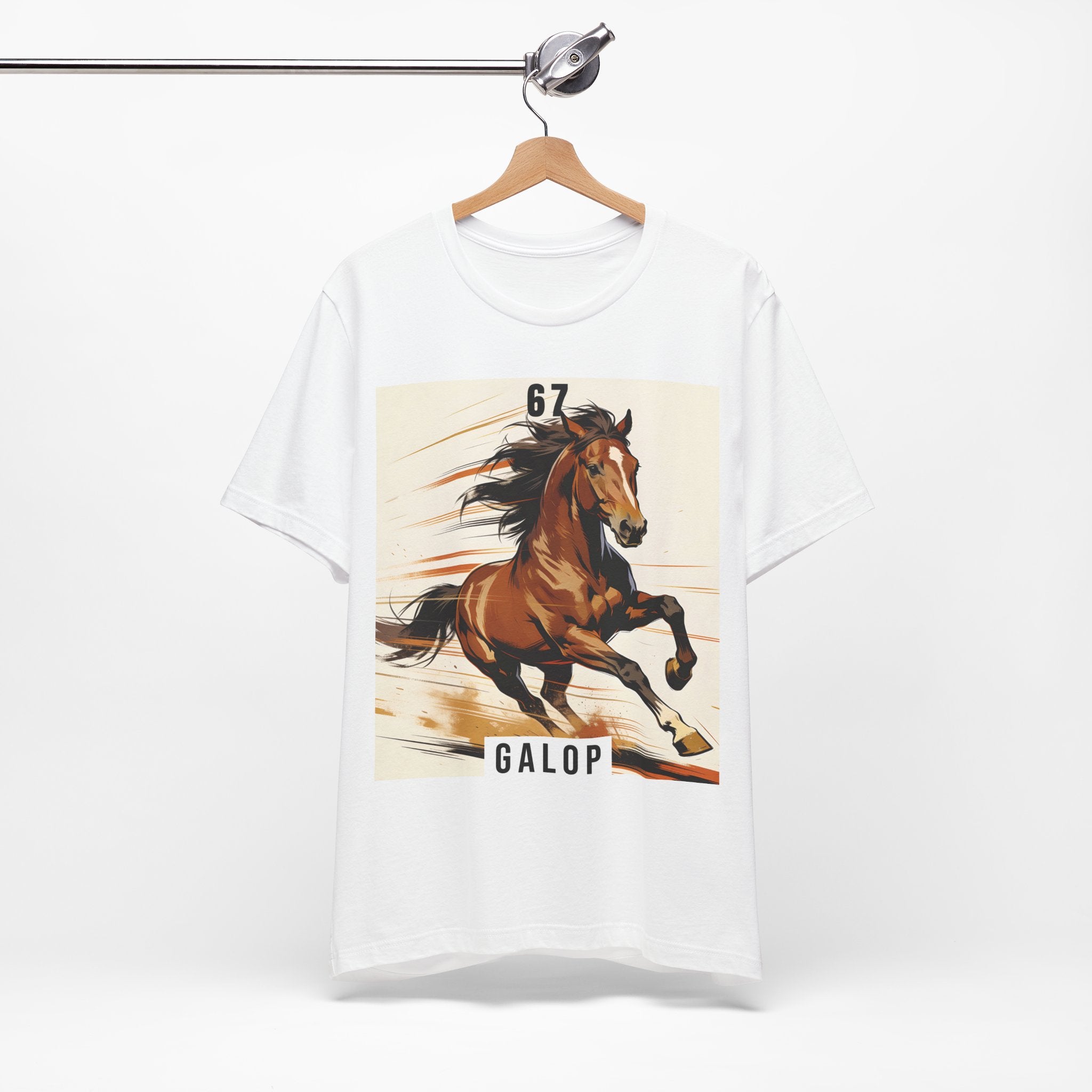 Tricou cu Cai "67 Galop'