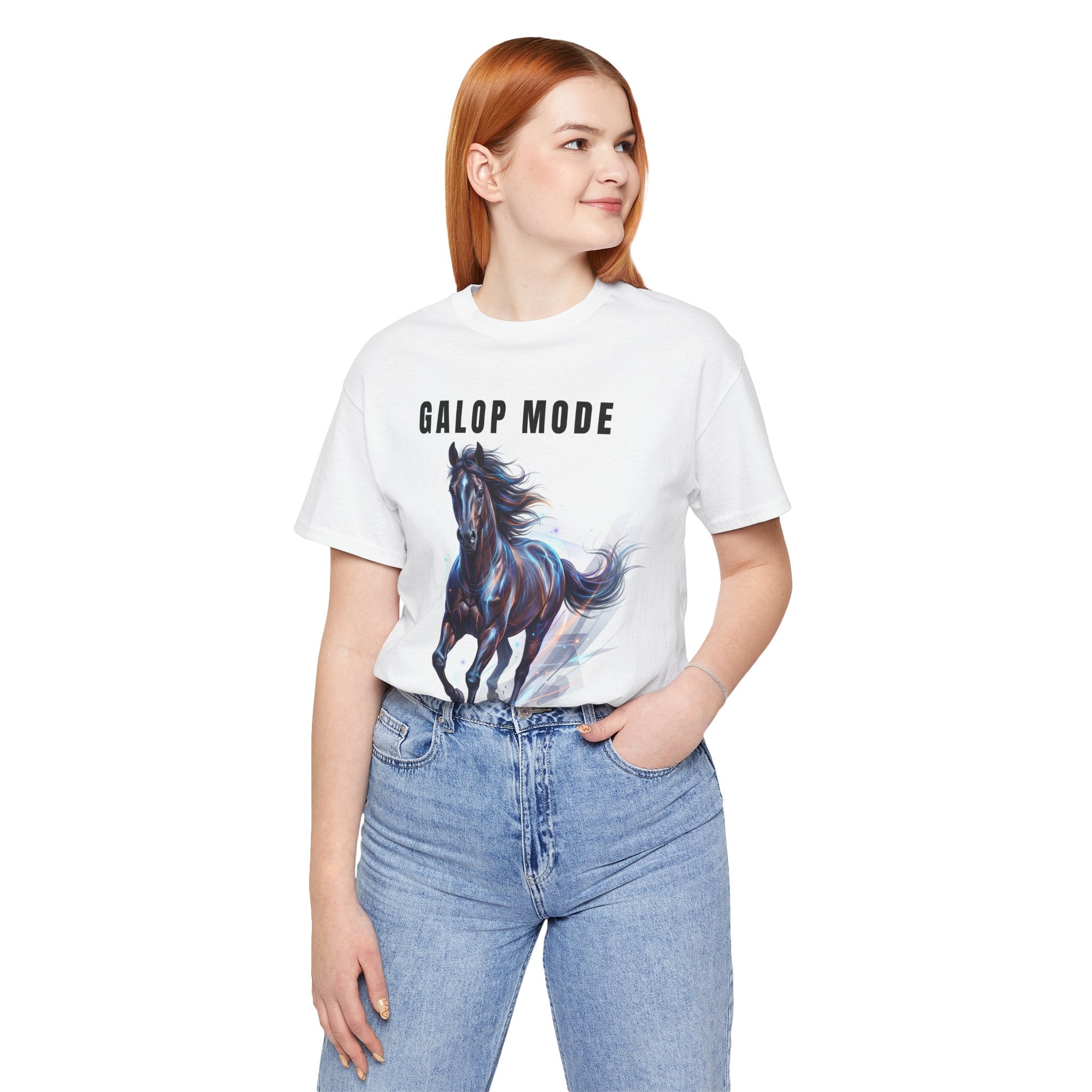 Tricou Edgy cu Cai 'GALOP MODE'