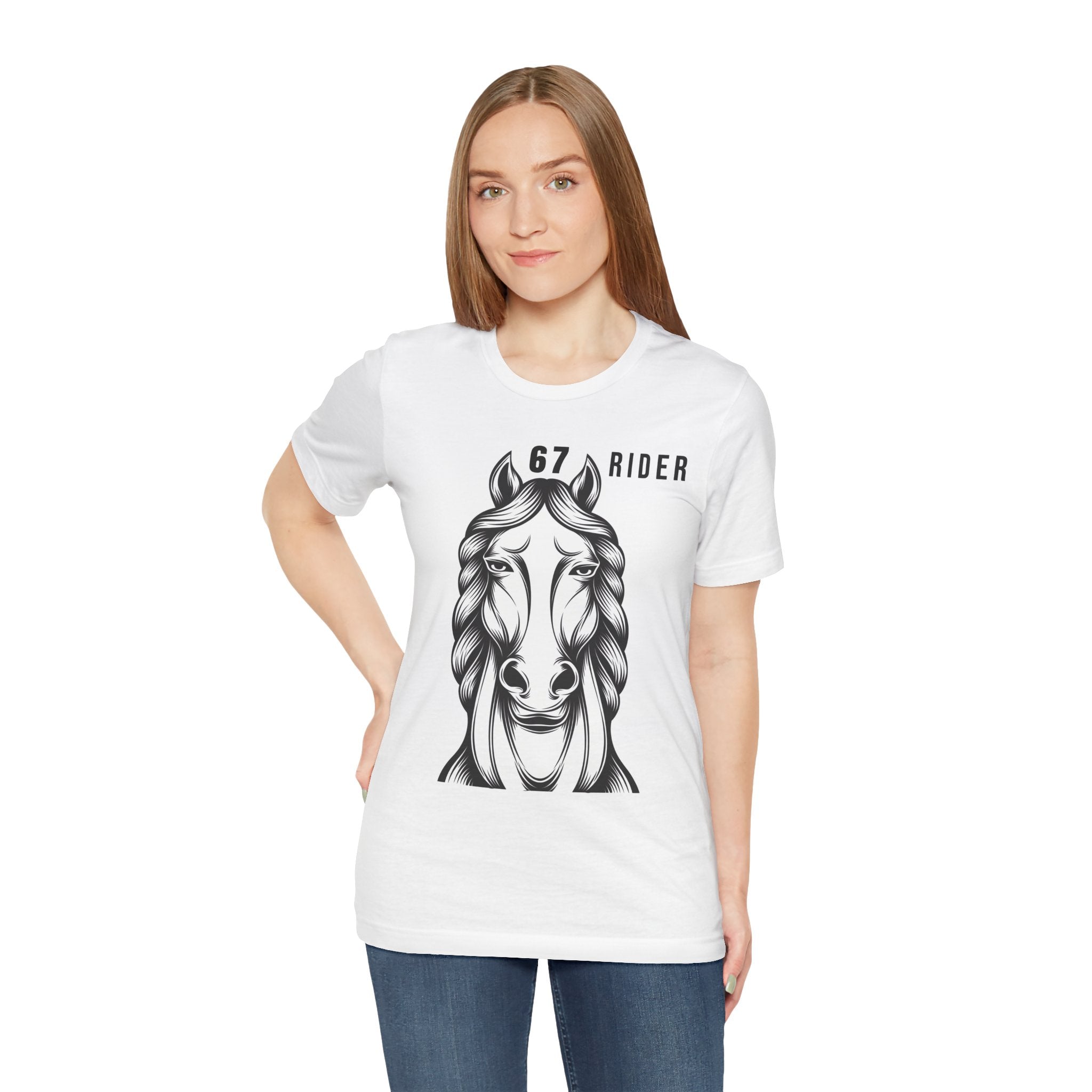 Tricou cu Cai '67 Rider'