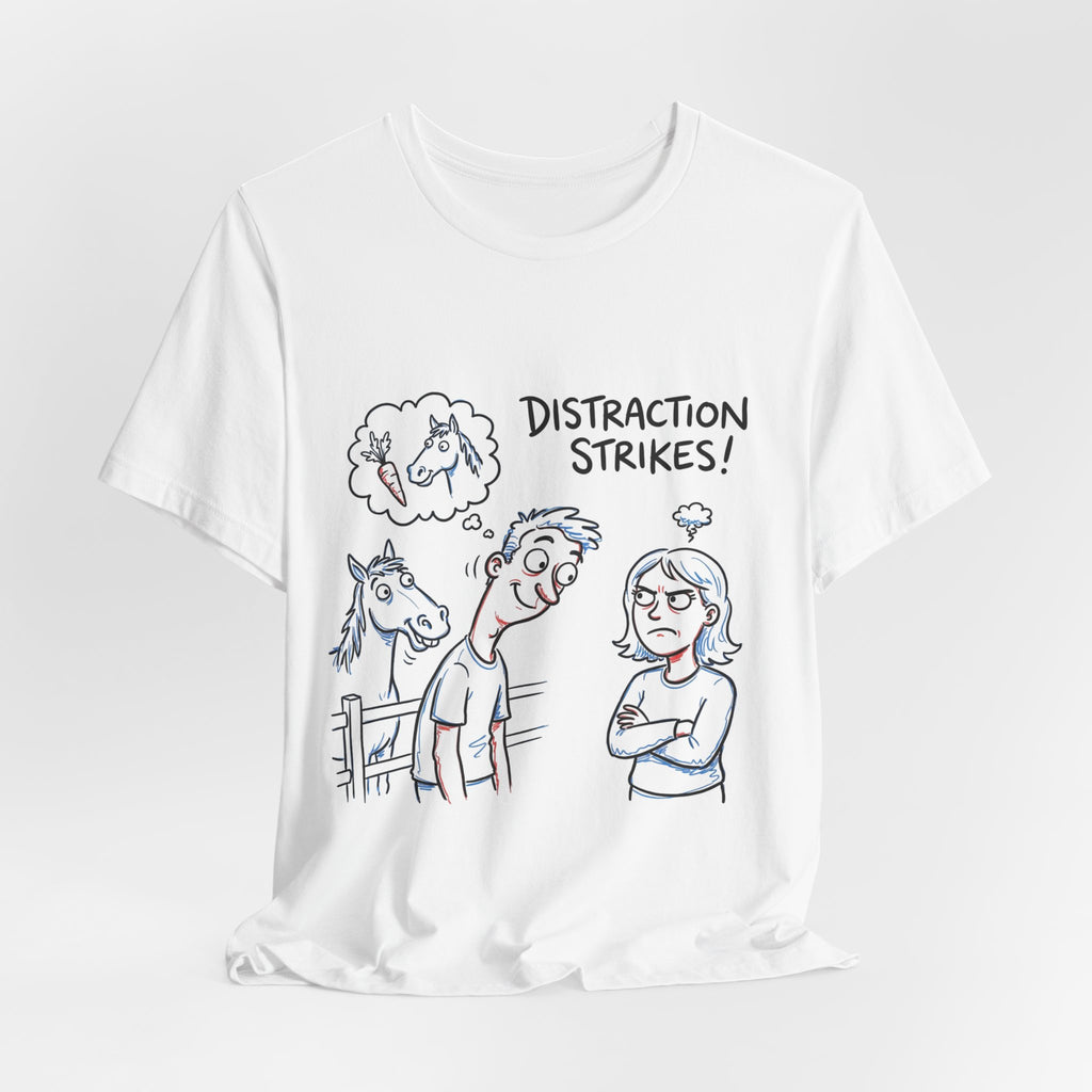 Tricou Amuzant cu Cai 'Cal, eu, responsabilitati'