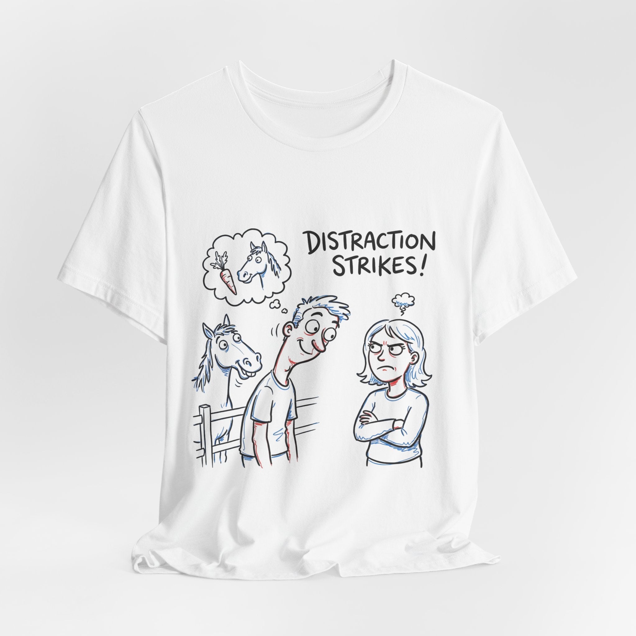 Tricou Amuzant cu Cai 'Cal, eu, responsabilitati'