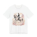 Tricou motivational cu cai 'Elegance in Motion'