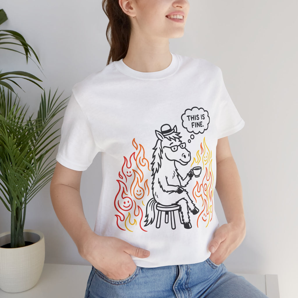 Tricou Amuzant cu Cai