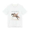 Tricou motivational cu cai 'Jump Like You Mean It'