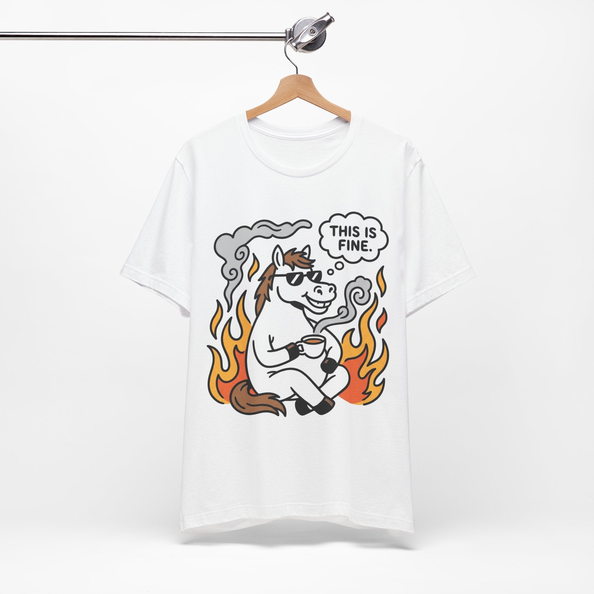 Tricou Amuzant cu Cai