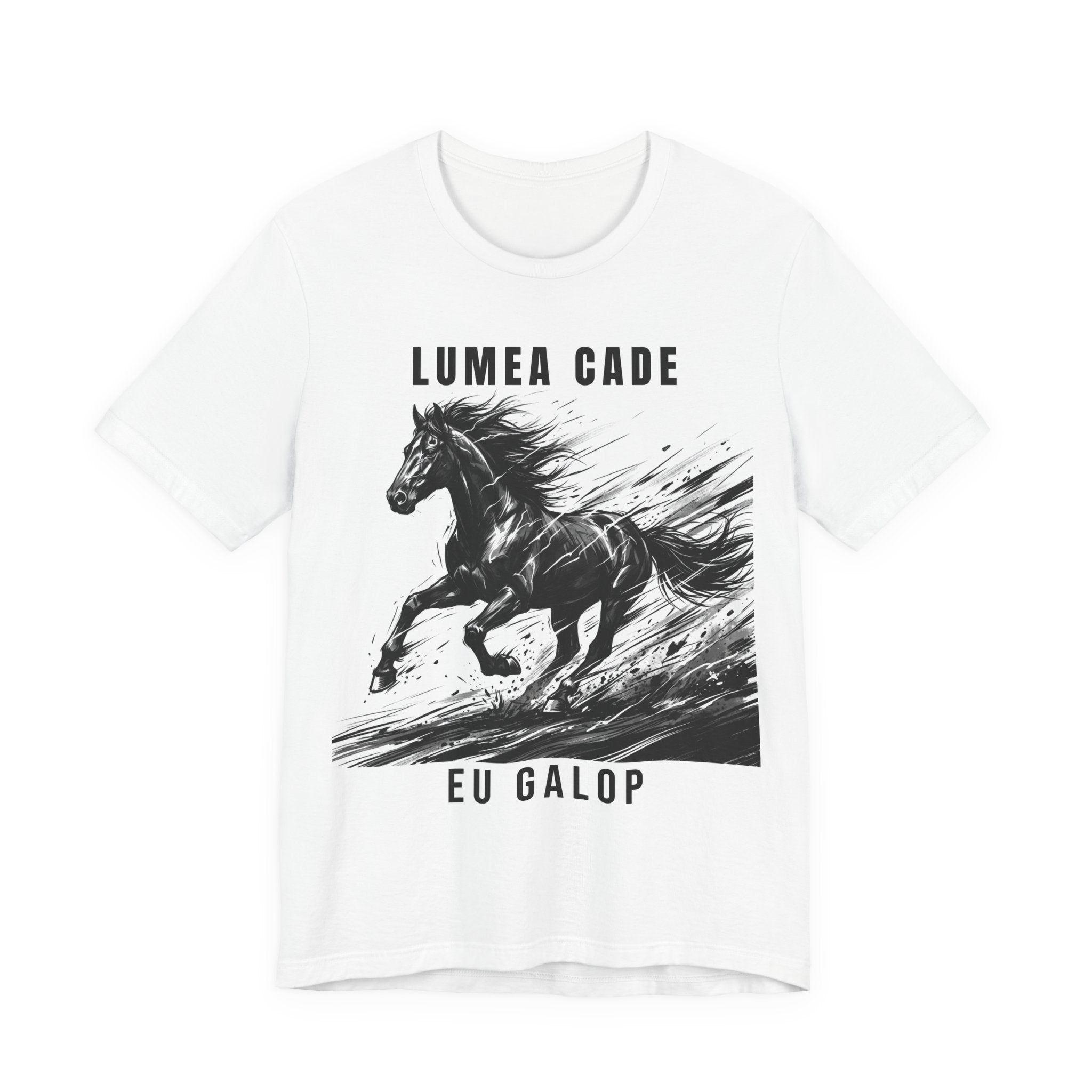 Tricou Edgy 'Lumea Cade Eu Galop'