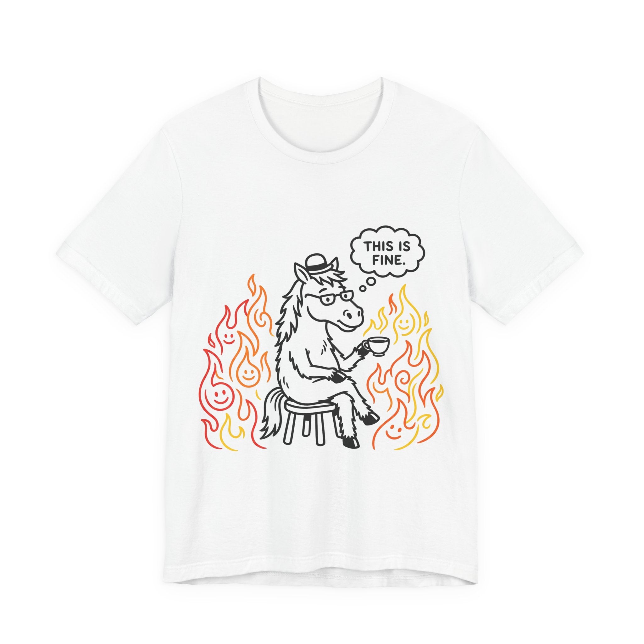 Tricou Amuzant cu Cai