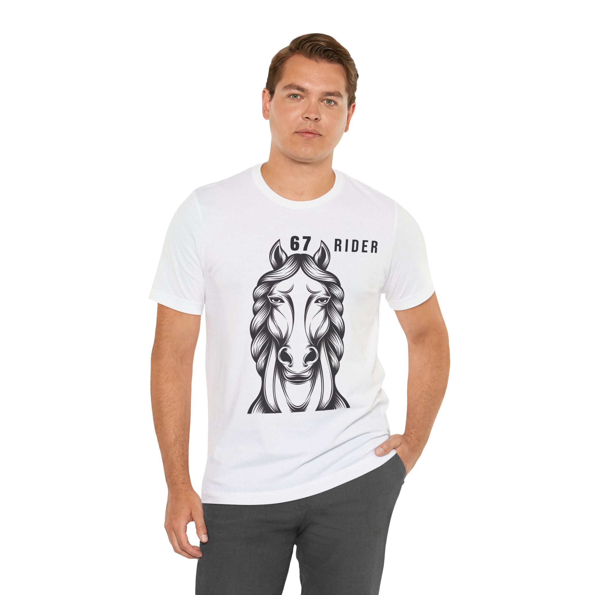 Tricou cu Cai '67 Rider'