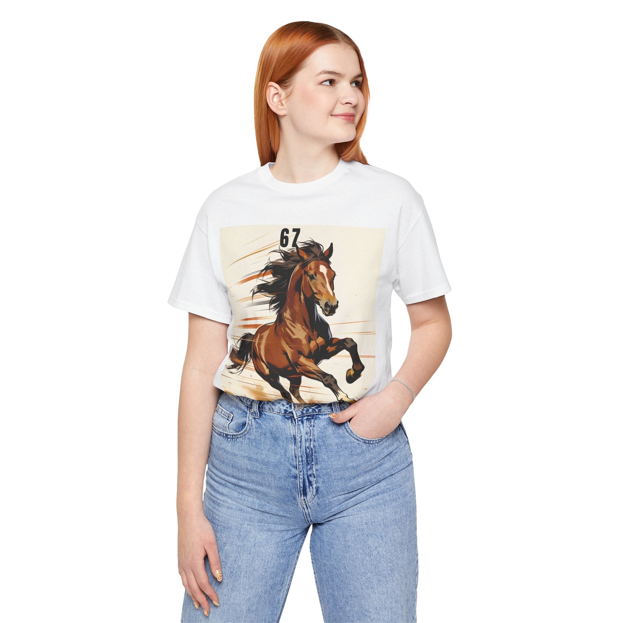 Tricou cu Cai "67 Galop'