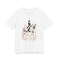 Tricou motivational cu cai 'Ride with Precision'