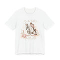 Tricou motivational cu cai 'See the distance Feel the jump'