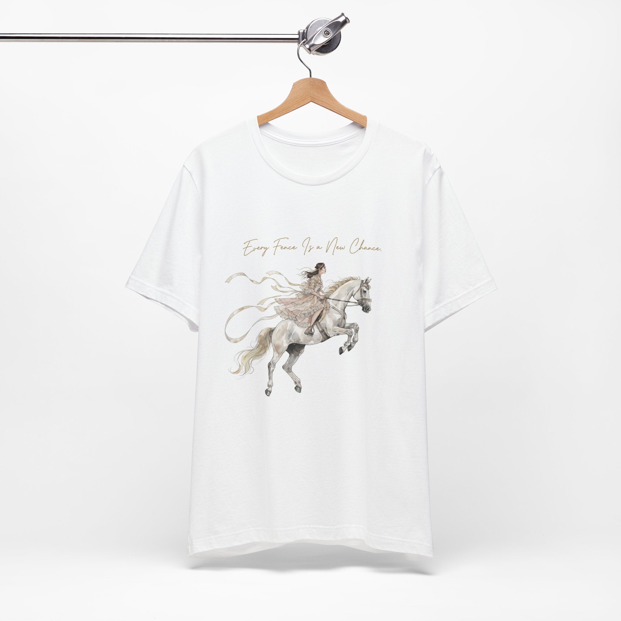 Tricou motivational cu cai 'Every Frame Is A New Chance'