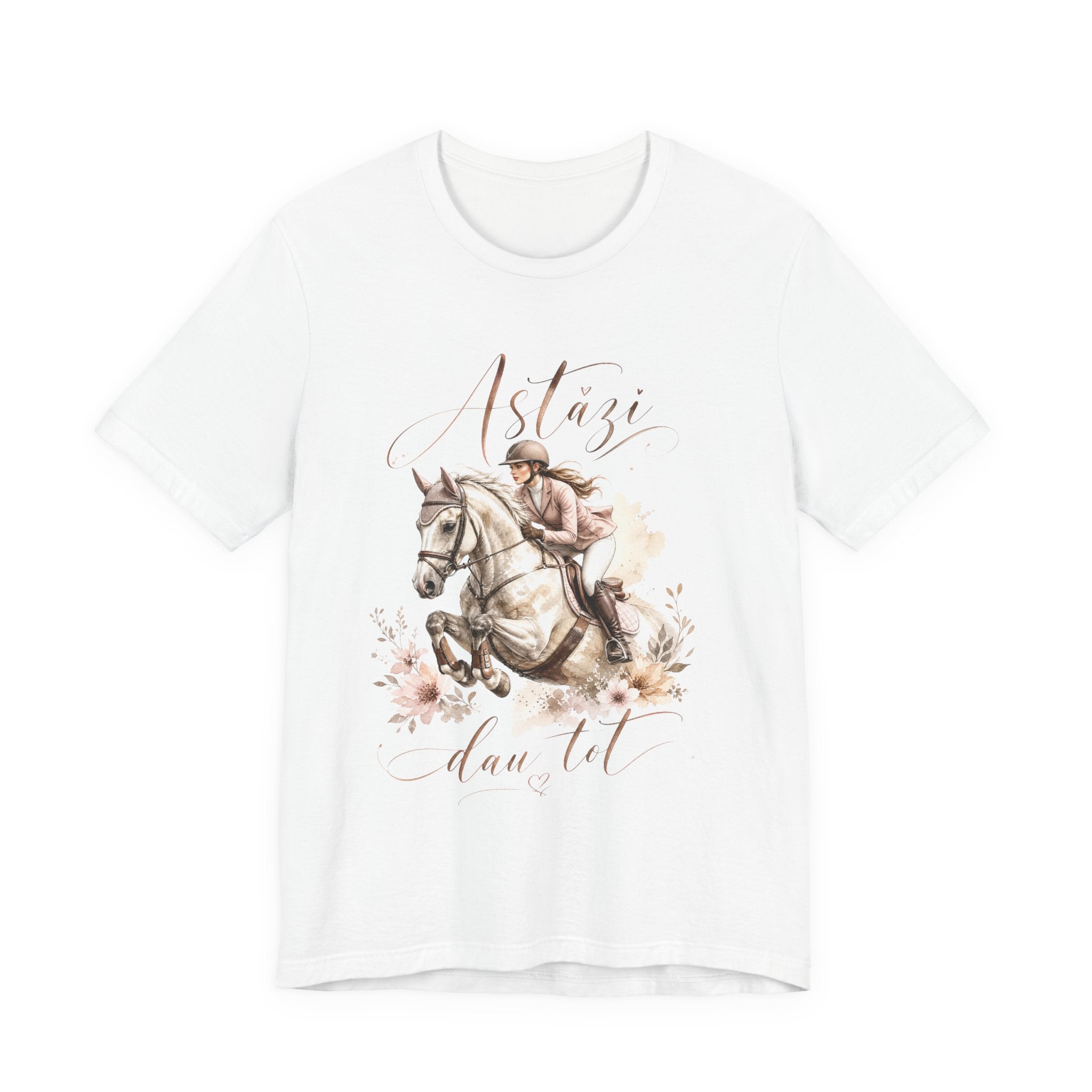 Tricou motivational cu cai 'Astazi dau tot'