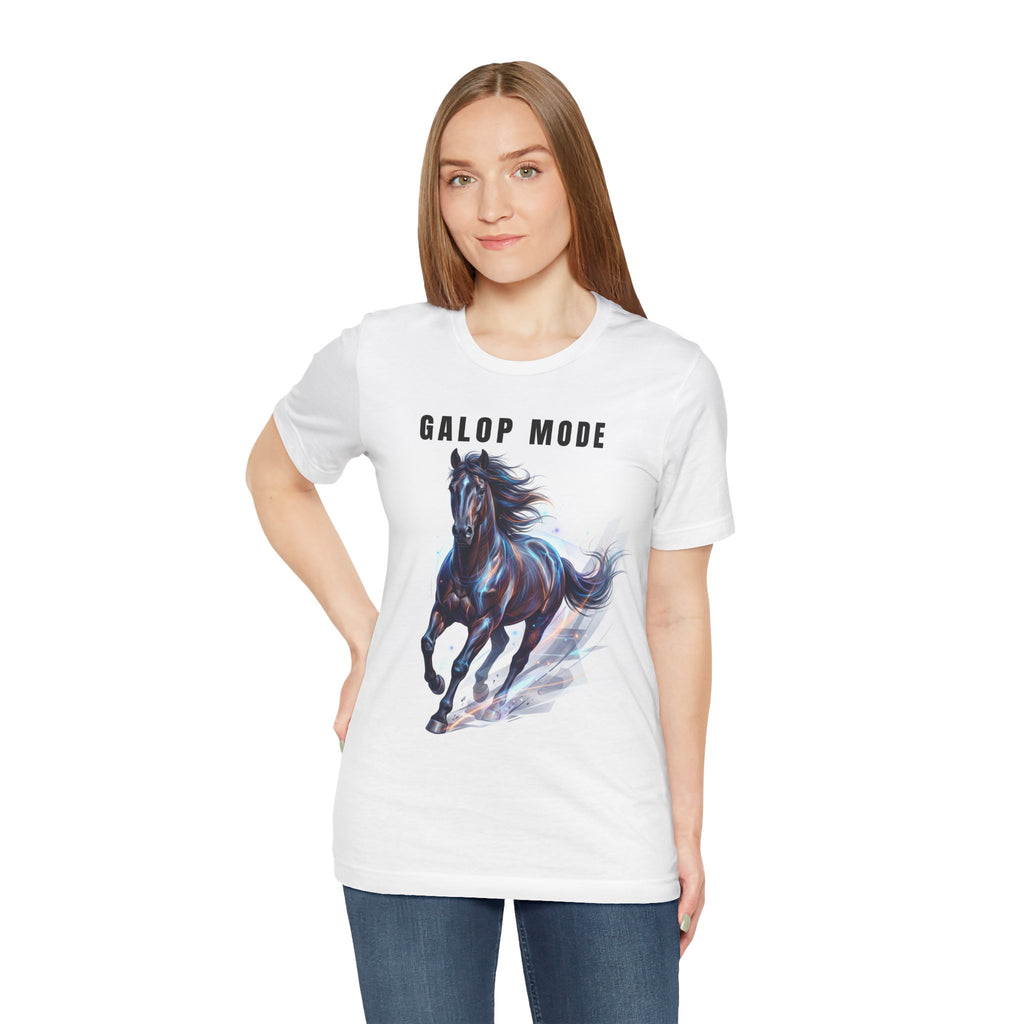 Tricou Edgy cu Cai 'GALOP MODE'