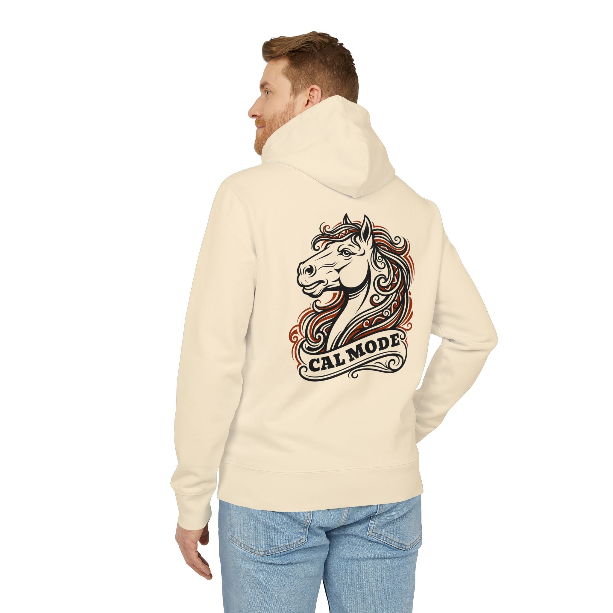 Horse Head Graphic Hoodie — “Cal Mode” Retro Equestrian Design