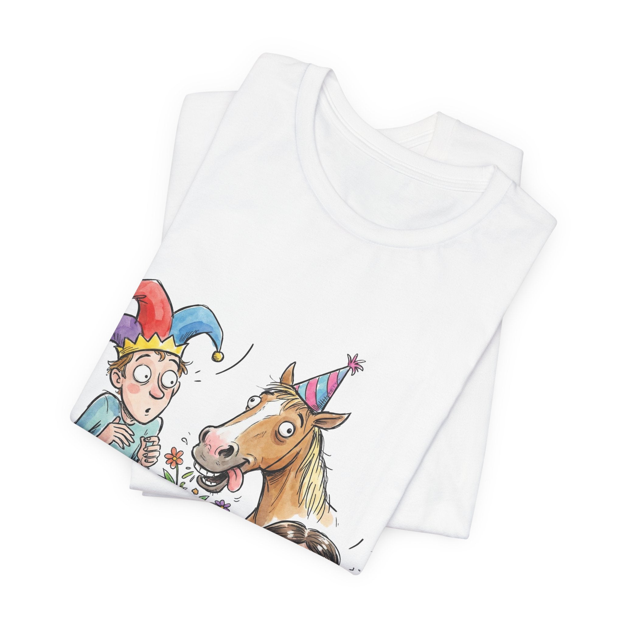 Tricou Amuzant cu Cai 'Cal, eu, responsabilitati'