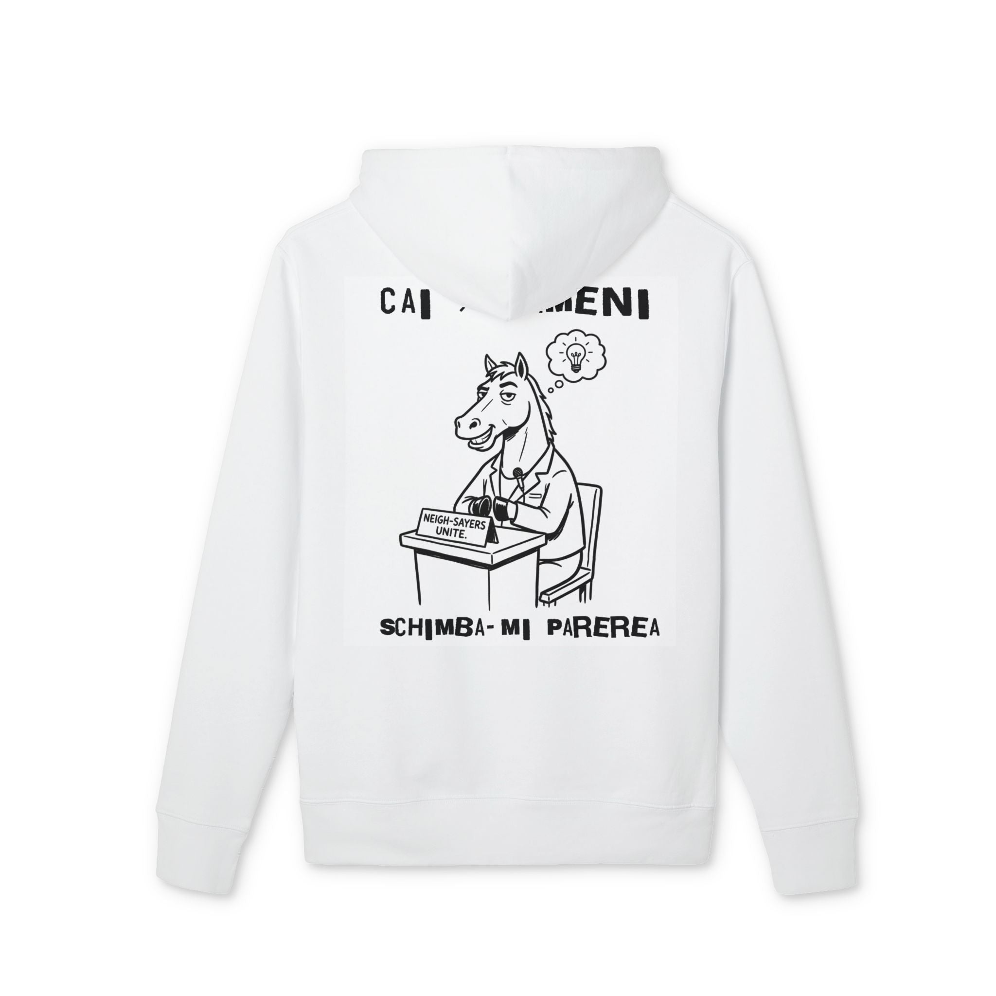 Hanorac amuzant cu cai 'Schimbă-mi Părerea'