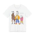 Tricou Amuzant cu Cai 'Eu, Cal, Responsabilitati'